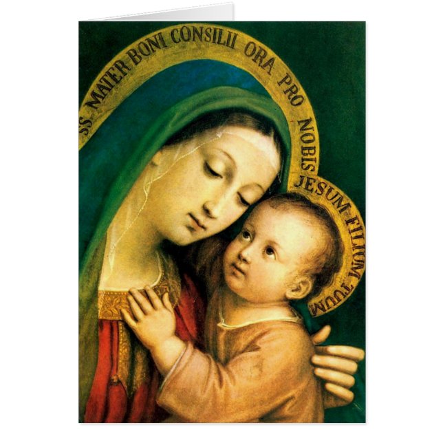 Moeder Maria Katholieke Vintage voor Maagd-Maagd (Voorkant)