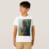 Moeder Maria Koningin van de Hemel Kind Tee Shirt (Voorkant volledig)