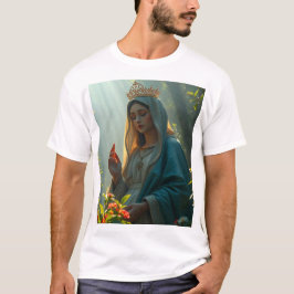 Moeder Maria Koningin van de Hemel Mannen T-shirt