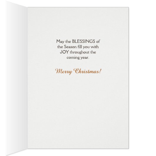 Moeder Maria met Baby Jesus Kerst Kaart (Binnen (Rechts))