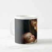Moeder Maria met Baby Jesus versie 1 Koffiemok (Voorkant links)