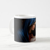 Moeder Maria met Baby Jesus versie 28 Koffiemok (Voorkant links)