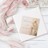 Moeder Maria met de doop van Baby Bedankjes Labels