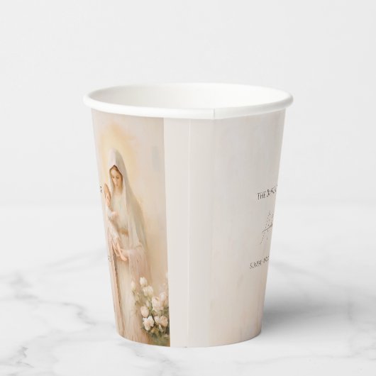 Moeder Maria met de doop van Baby Papieren Bekers (Rechts)