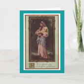 Moeder Maria met de Kaart van de Christuskind-vaka (Voorkant)