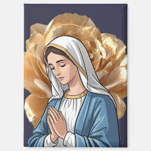 Moeder Maria Religieus Katholiek Christelijk Geloo Magneet