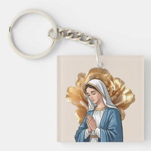 Moeder Maria Religieus Katholiek Christelijk Geloo Sleutelhanger