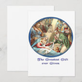 moeder Mary Bedankkaart (Voorkant / Achterkant)