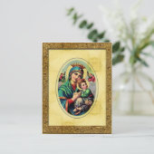 Moeder Mary Briefkaart (Staand voorkant)