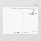 moeder Mary Briefkaart (Achterkant)