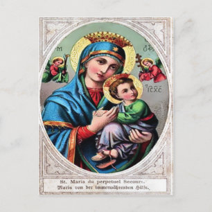 Moeder Mary Briefkaart