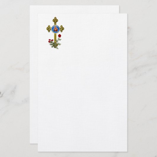 Moeder Mary Briefpapier (Voorkant / Achterkant)