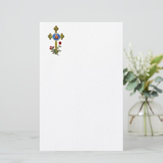 Moeder Mary Briefpapier (Staand voorkant)