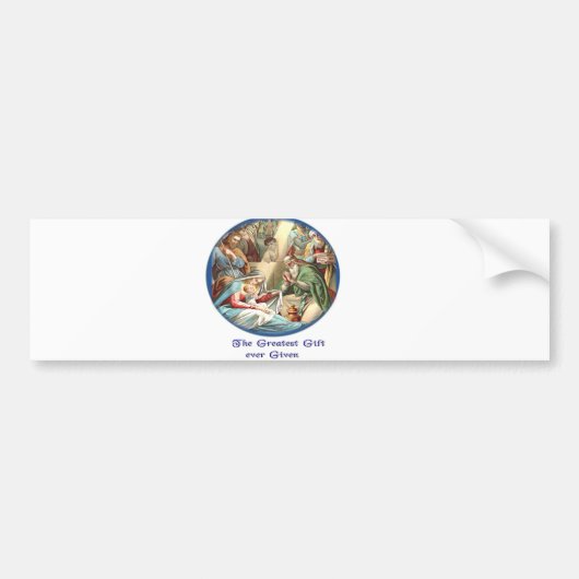 moeder Mary Bumpersticker (Voorkant)