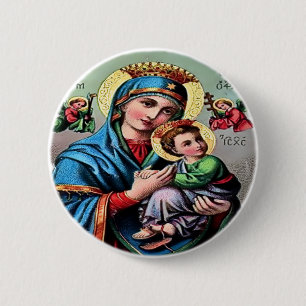 Moeder Mary Button