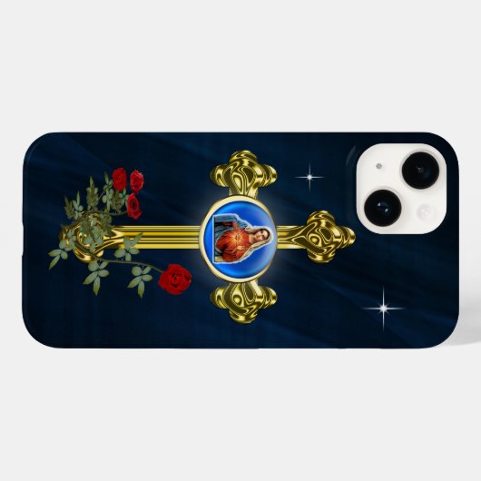 Moeder Mary Case-Mate iPhone Case (Achterkant (horizontaal))
