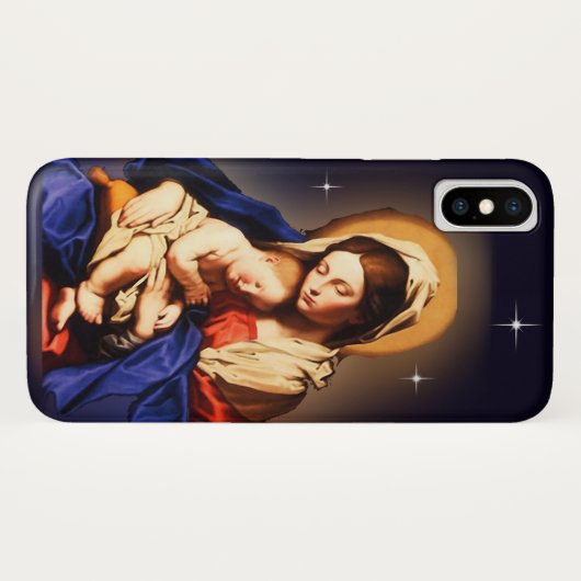 Moeder Mary Case-Mate iPhone Case (Achterkant (horizontaal))