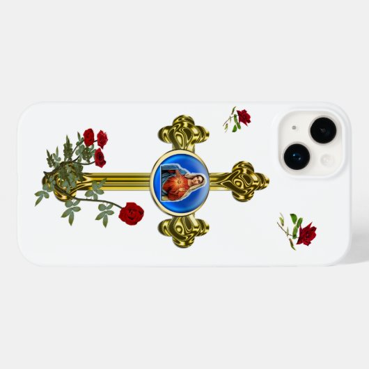 Moeder Mary Case-Mate iPhone Case (Achterkant (horizontaal))