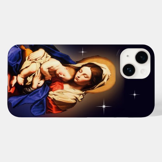 Moeder Mary Case-Mate iPhone Case (Achterkant (horizontaal))