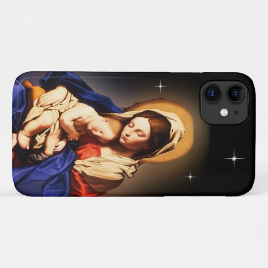 Moeder Mary Case-Mate iPhone Case (Achterkant (horizontaal))