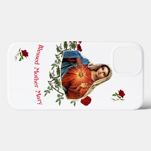 Moeder Mary Case-Mate iPhone Case (Achterkant (horizontaal))