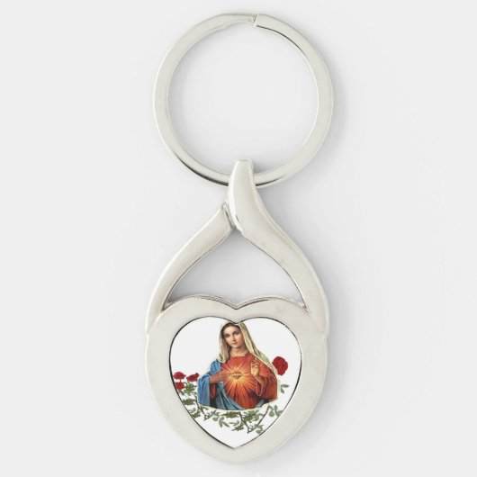 Moeder Mary design Sleutelhanger (Voorkant)