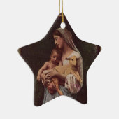  moeder Mary en Baby Jesus Keramisch Ornament (Rechts)