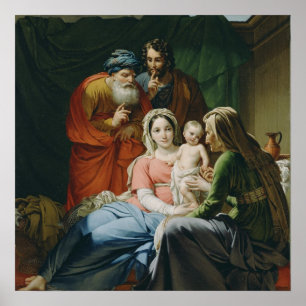 Moeder Mary en Baby Jesus Poster