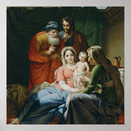 Moeder Mary en Baby Jesus Poster (Voorkant)