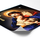 Moeder Mary en Baby Jesus Poster (Hoek)