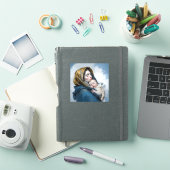 Moeder Mary en Baby Jesus Sticker (iPad Cover)