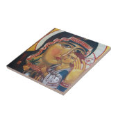 Moeder Mary en Jezus Art Tegeltje (Zijkant)