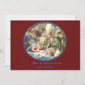 moeder Mary Feestdagenkaart (Voorkant)