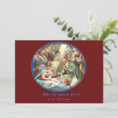 moeder Mary Feestdagenkaart (Staand voorkant)