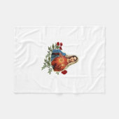 Moeder Mary Fleece Deken (Voorkant (Horizontaal))