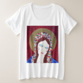 moeder Mary Grote Maat T-shirt (Design voorkant)