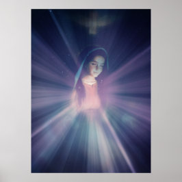 Moeder Mary, Heilige Imacularis, Jezus Poster