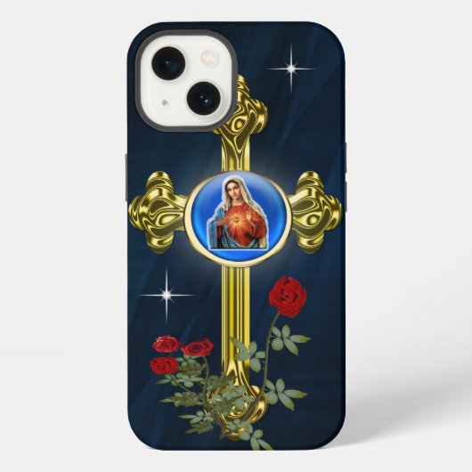 Moeder Mary iPhone Hoesje (Achterkant)
