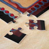 Moeder Mary Jezus Christus Thorn Kroonkunst Schild Legpuzzel (Zijkant)