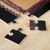 Moeder Mary Jezus Christus Thorn Kroonkunst Schild Legpuzzel (Zijkant)