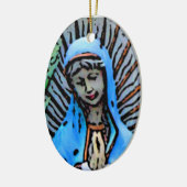 moeder Mary Keramisch Ornament (Links)