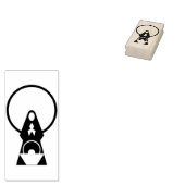 Moeder Mary-kunststempel Rubberstempel (Gestempeld)