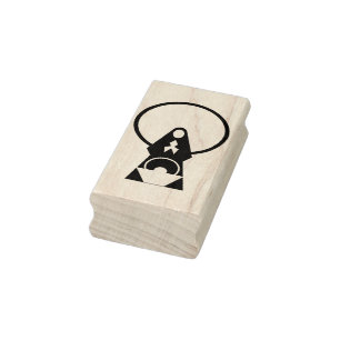 Moeder Mary-kunststempel Rubberstempel