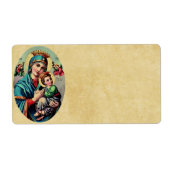 Moeder Mary Label (Voorkant)