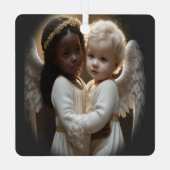 moeder Mary Metalen Ornament (Achterkant)