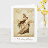  moeder Mary Mount Carmel Kaart (Gele Bloem)