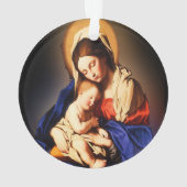 moeder Mary Ornament (achterkant)