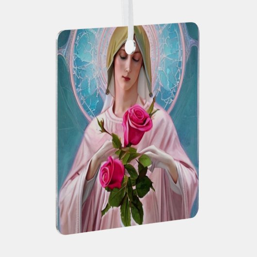Moeder Mary Ornament (Voorkant Rechts)