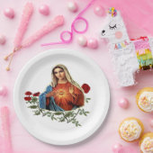 Moeder Mary Papieren Bordje (Feest)