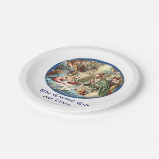 moeder Mary Papieren Bordje (Gekanteld)